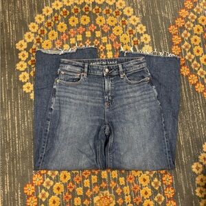 American Eagle Dreamy Drape Stretch Super High Waist size 4